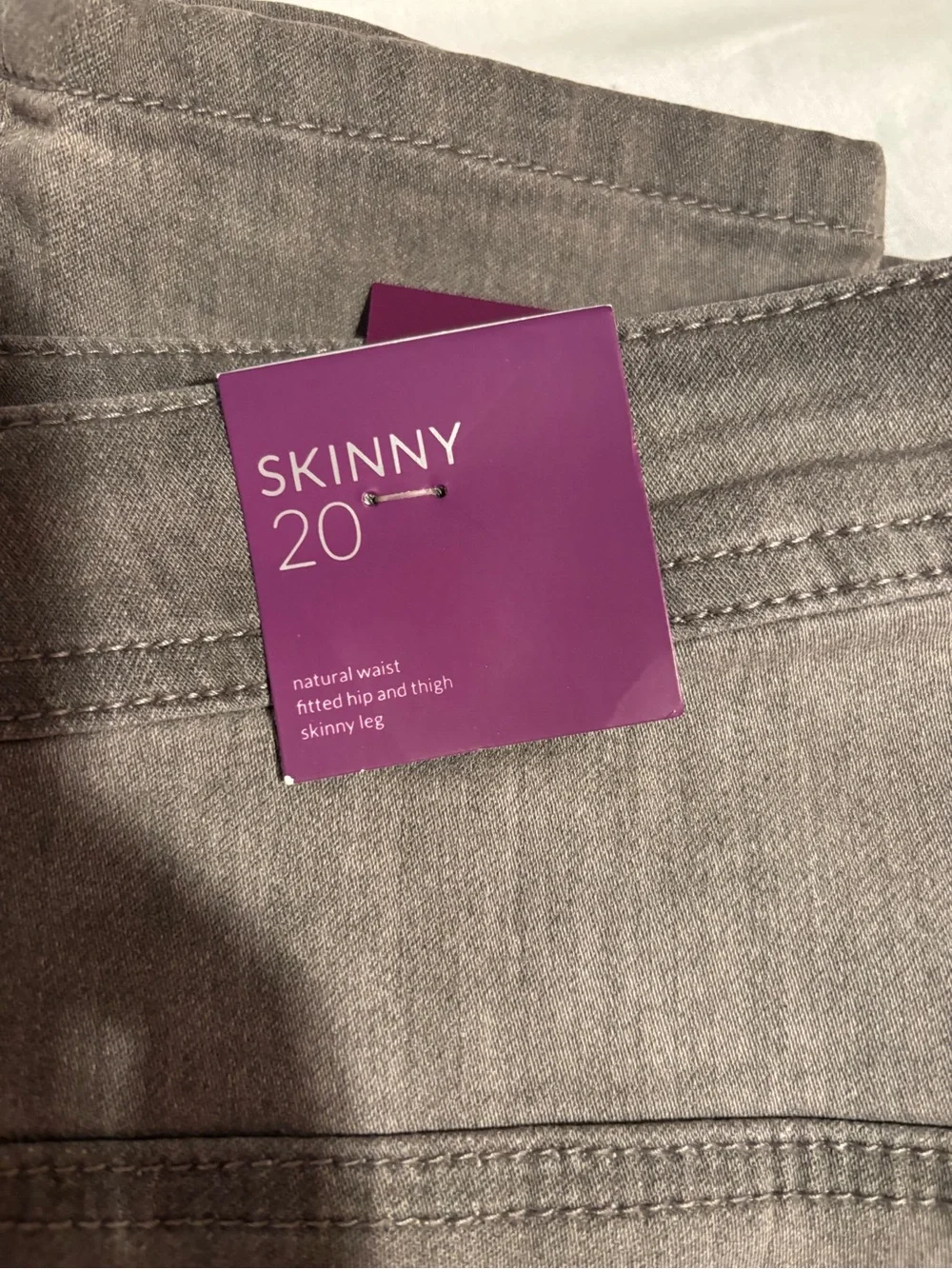 Lane Bryant Gray Skinny Jeans - Exclusive Fit